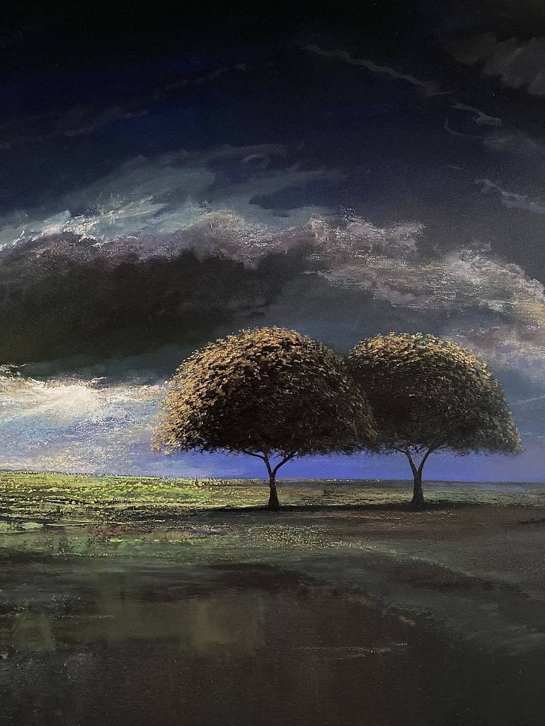 Original Surrealism Landscape Painting by Simon Jones