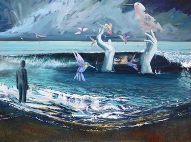 Original Surrealism Seascape Paintings by Simon Jones