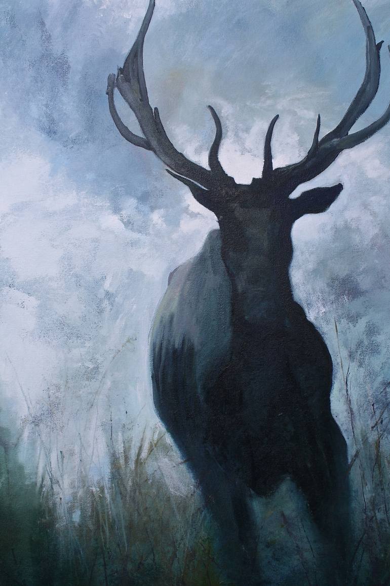 Original Fine Art Animal Painting by Simon Jones