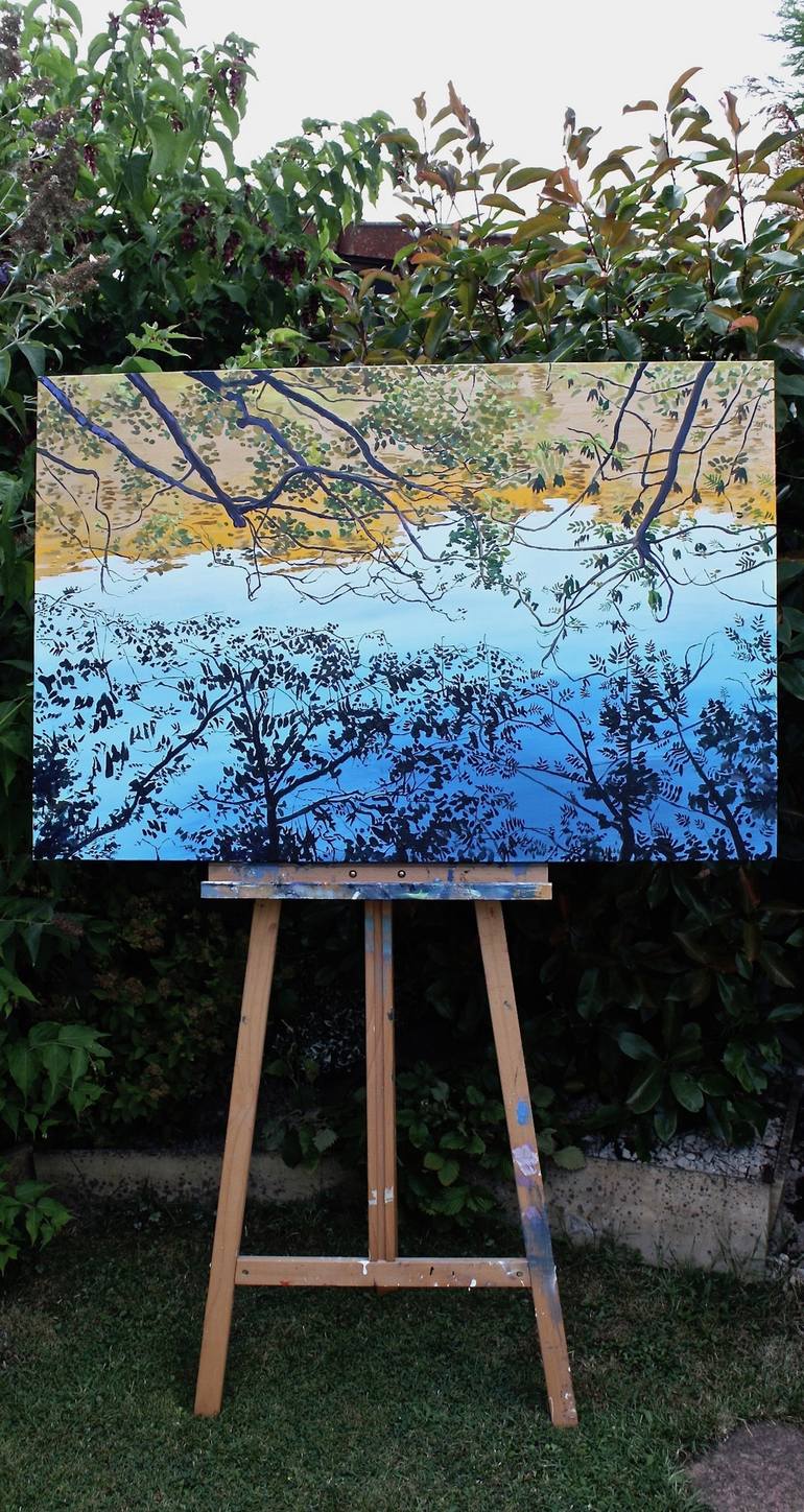Original Impressionism Water Painting by Simon Jones