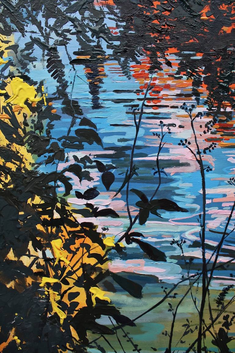 Original Impressionism Water Painting by Simon Jones