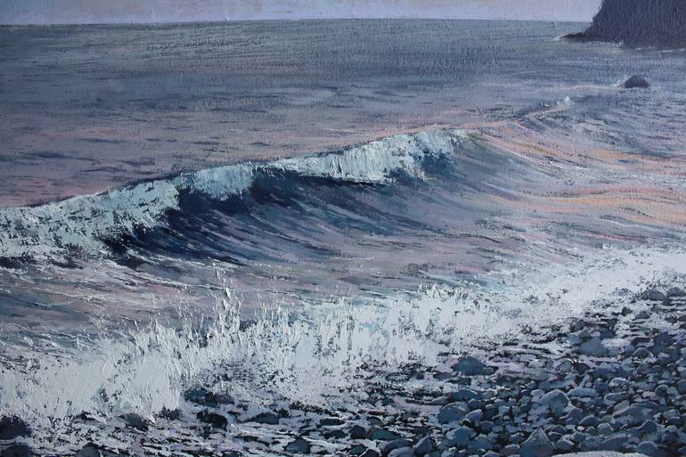 Original Fine Art Seascape Painting by Simon Jones