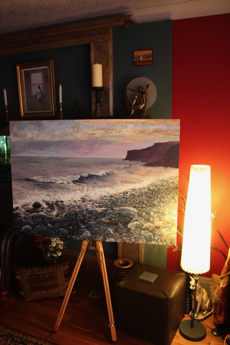 Original Fine Art Seascape Painting by Simon Jones