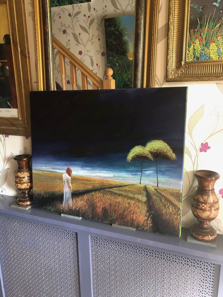 Original Figurative Landscape Painting by Simon Jones