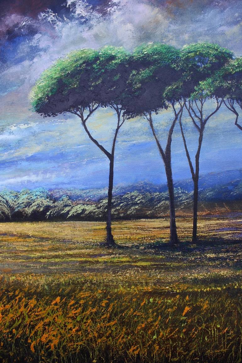 Original Impressionism Landscape Painting by Simon Jones