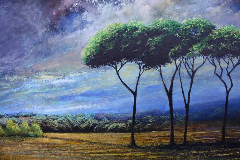 Original Impressionism Landscape Painting by Simon Jones