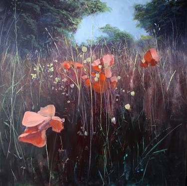 Original Impressionism Floral Paintings by Simon Jones