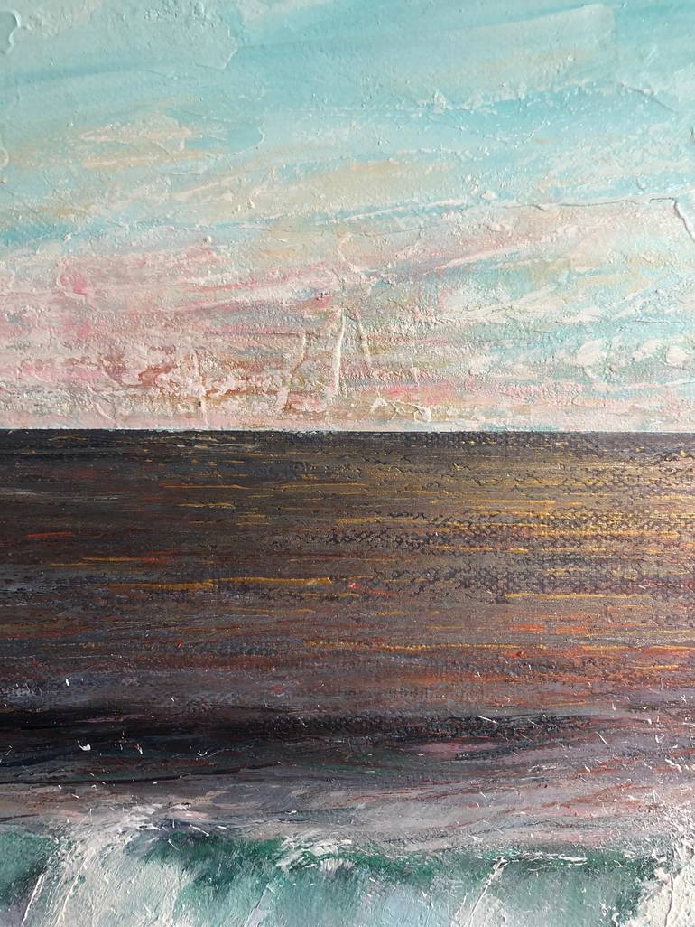 Original Impressionism Seascape Painting by Simon Jones