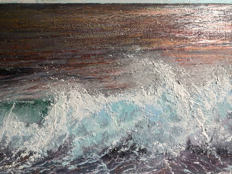 Original Impressionism Seascape Painting by Simon Jones