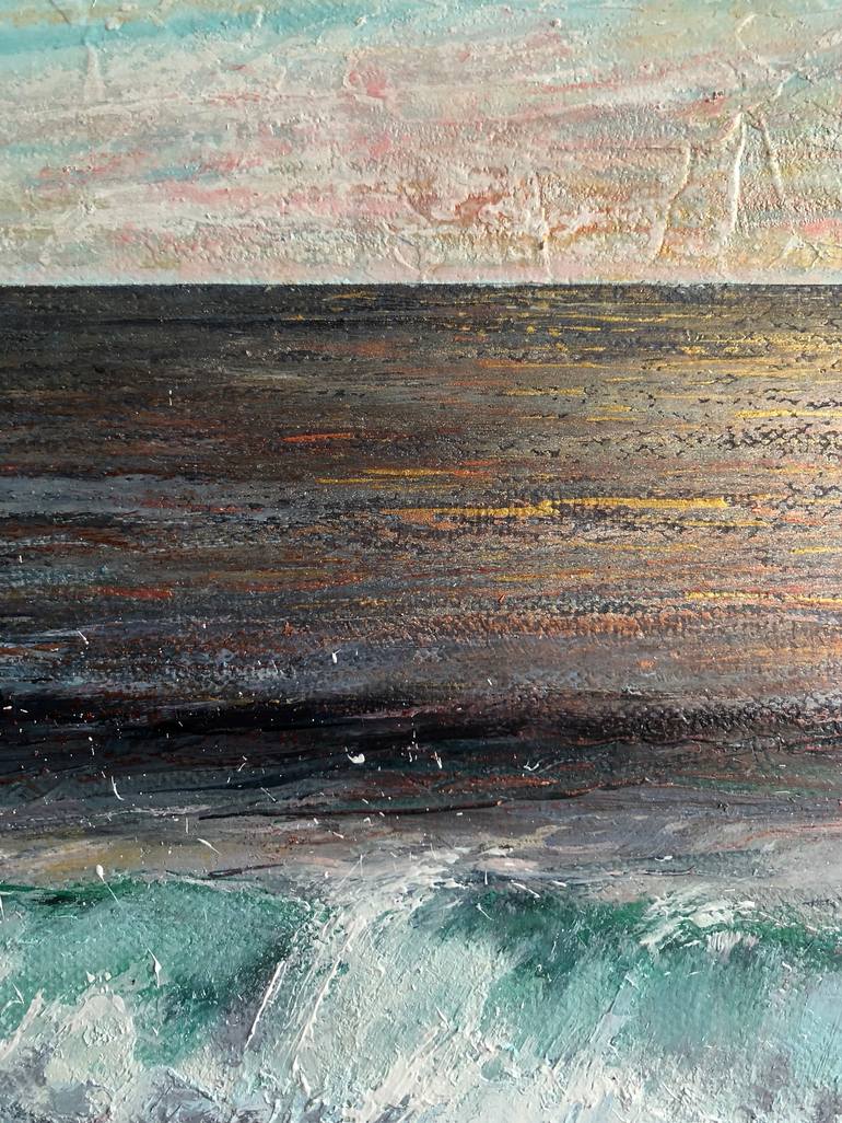 Original Impressionism Seascape Painting by Simon Jones