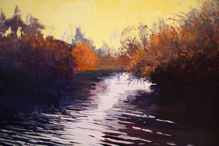 Original Impressionism Landscape Painting by Simon Jones