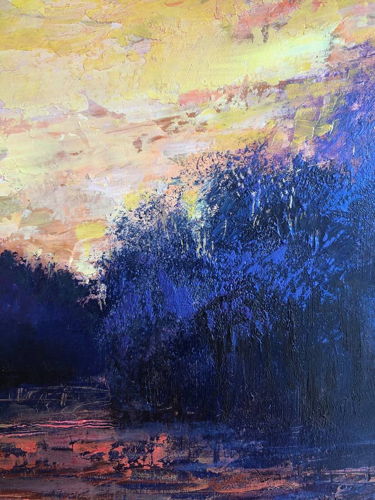 Original Impressionism Landscape Painting by Simon Jones