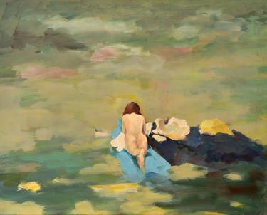 Original Figurative Nude Paintings by Marin Leschian