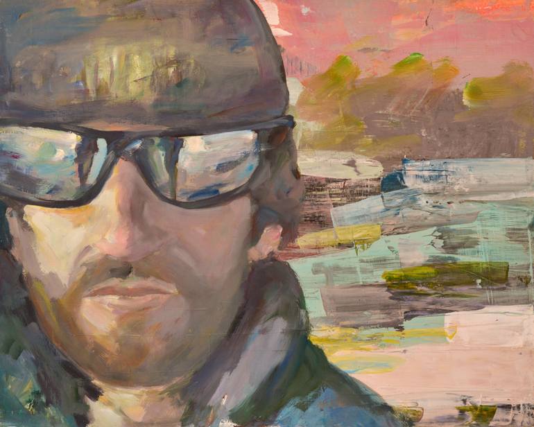 Original People Painting by Marin Leschian | Figurative Art on Canvas | Into the wild