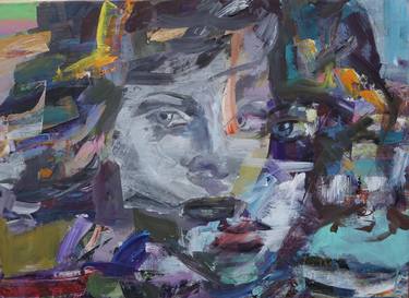 Print of Expressionism Portrait Paintings by Marin Leschian