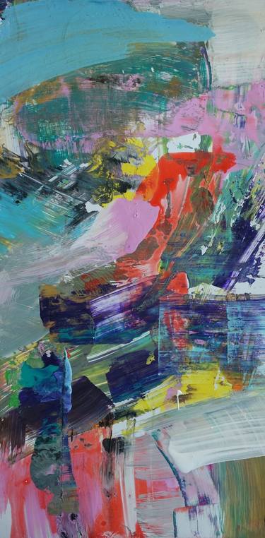 Original Abstract Paintings by Marin Leschian