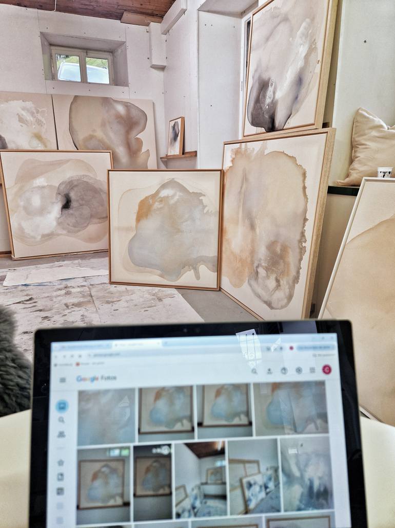Original Abstract Painting by Caroline Weber