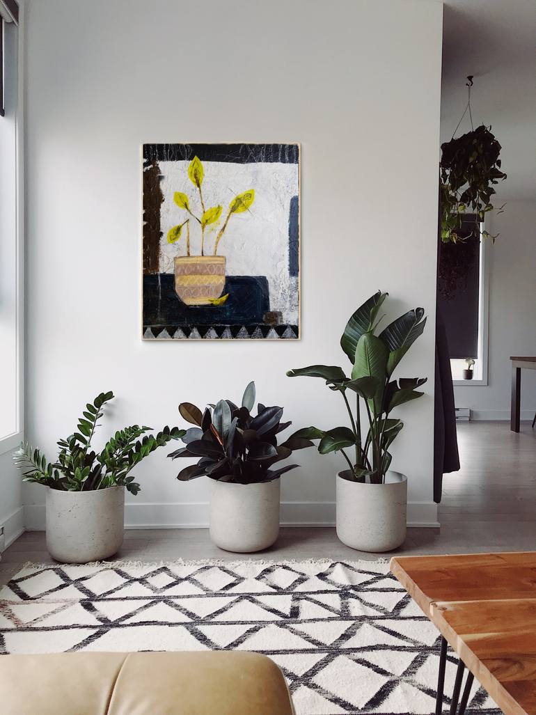 Original Abstract Expressionism Still Life Painting by Caroline Weber