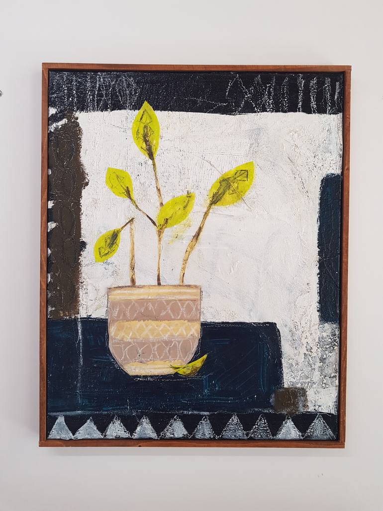 Original Abstract Expressionism Still Life Painting by Caroline Weber