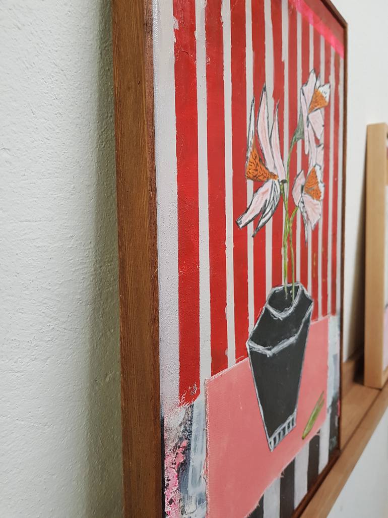 Original Abstract Expressionism Still Life Painting by Caroline Weber