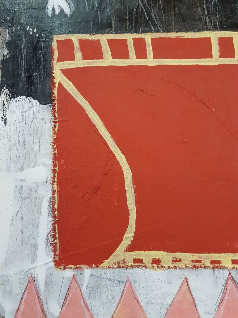 Original Abstract Expressionism Floral Painting by Caroline Weber