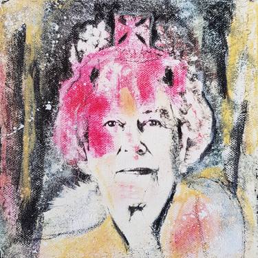 Original Abstract Expressionism Celebrity Paintings by Caroline Weber