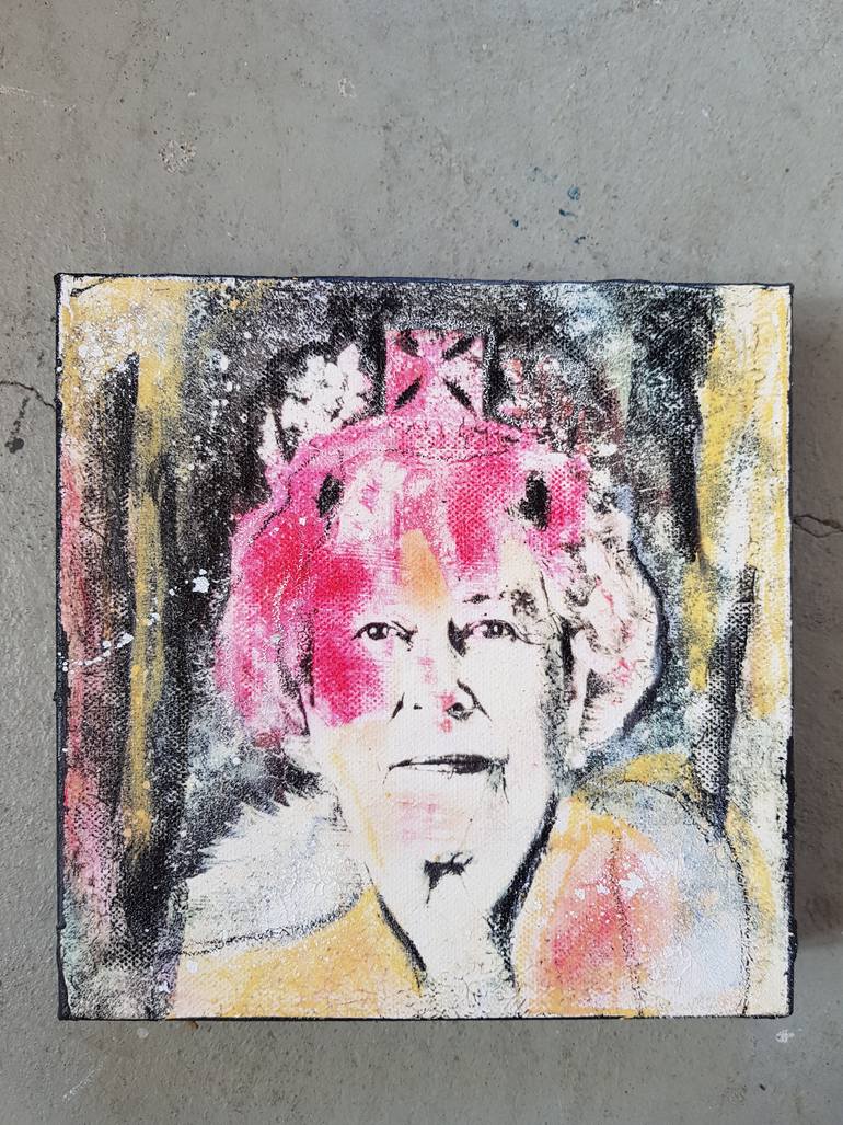 Original Abstract Expressionism Pop Culture/Celebrity Painting by Caroline Weber