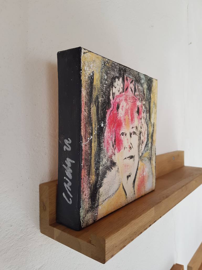 Original Abstract Expressionism Pop Culture/Celebrity Painting by Caroline Weber