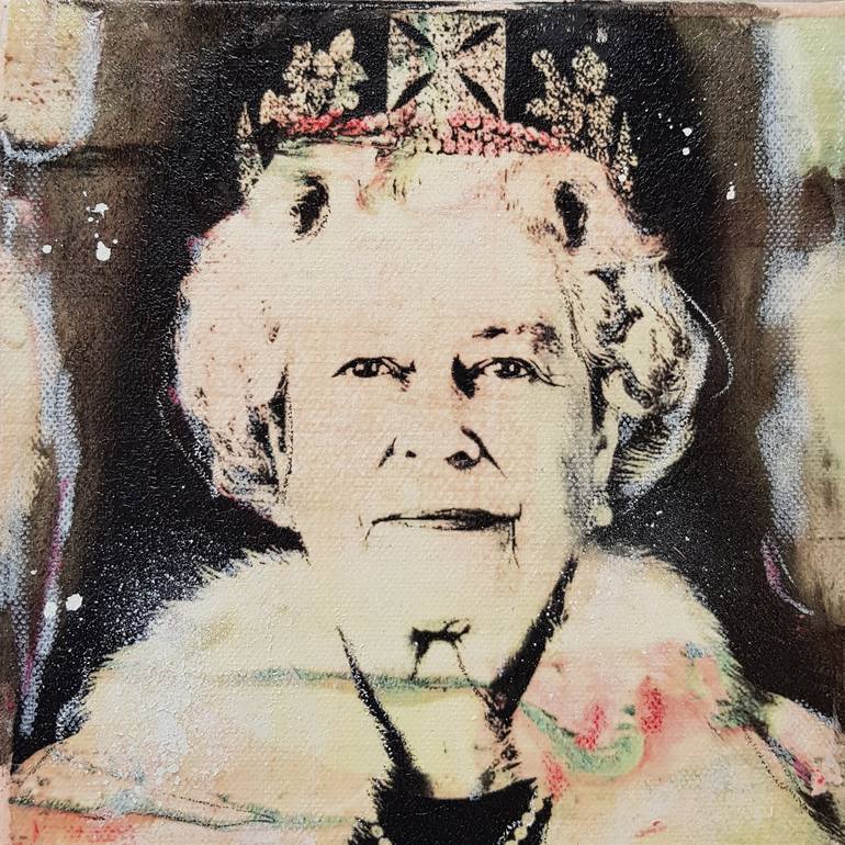 Queen Elisabeth II (Series 2.2/2022) Painting by Caroline Weber ...