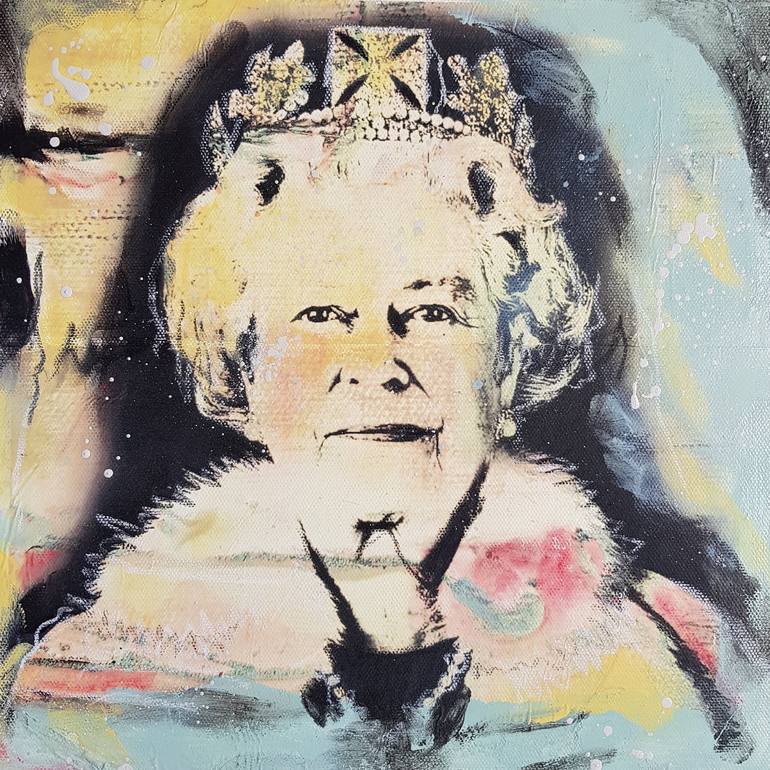 Queen Elizabeth II (Series 2.7/2022) Painting by Caroline Weber ...