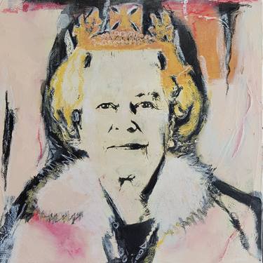 Original Abstract Expressionism Celebrity Paintings by Caroline Weber