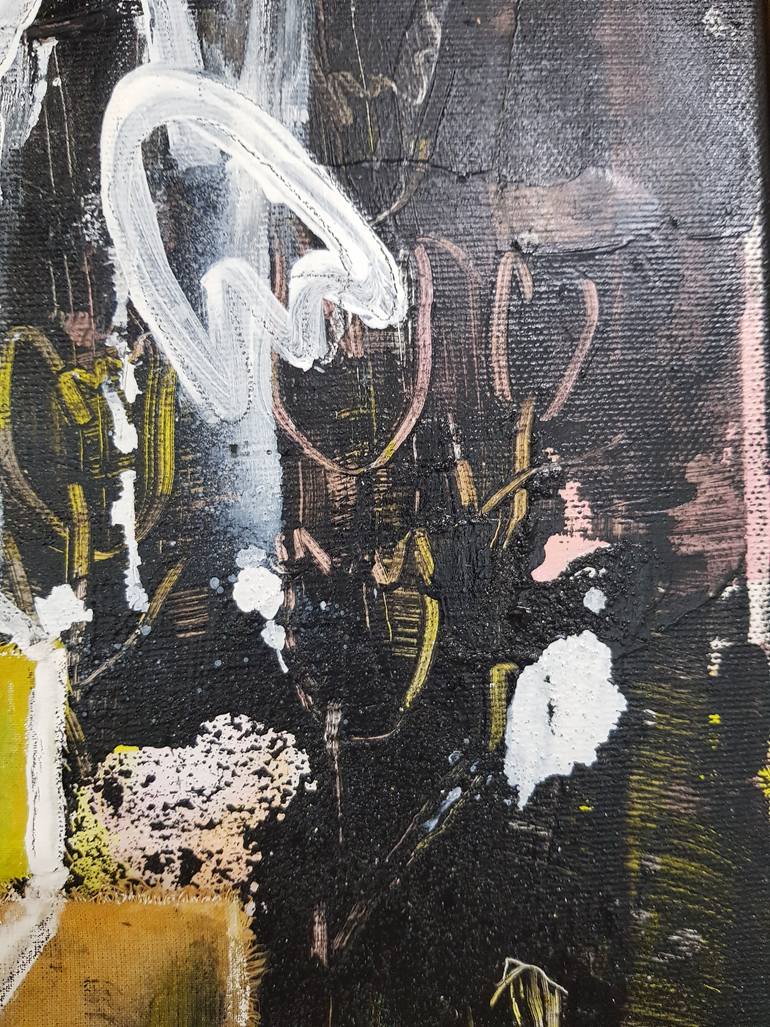 Original Abstract Expressionism Floral Painting by Caroline Weber