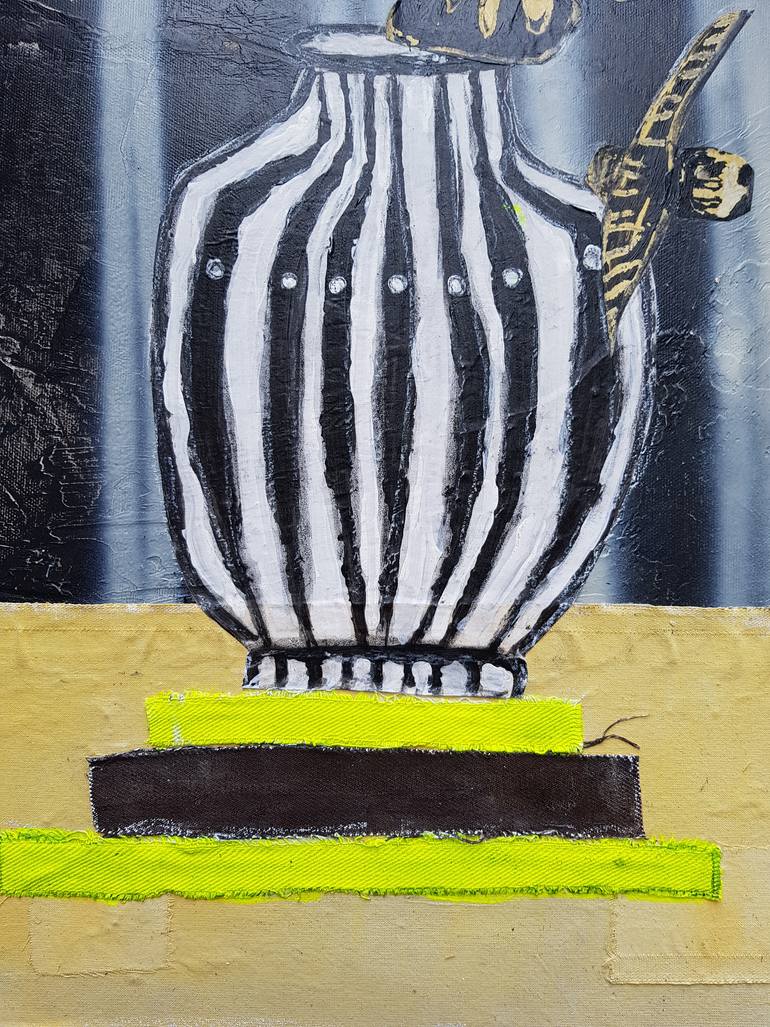 Original Abstract Expressionism Floral Painting by Caroline Weber