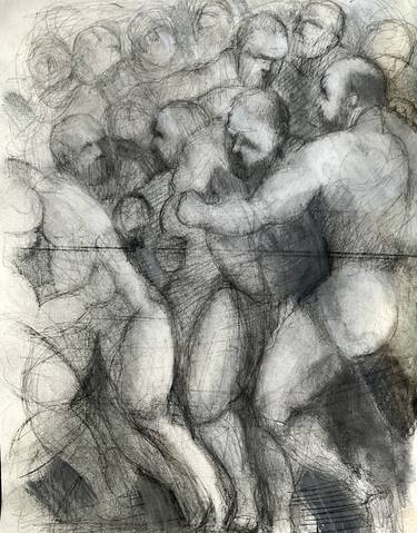 Original Classicism Men Drawing by Javier Camara