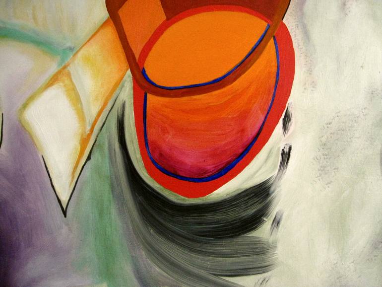 Original Abstract People Painting by Martin Davis