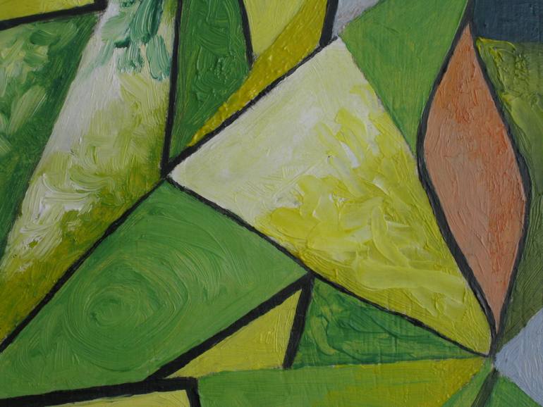 Original Abstract People Painting by Martin Davis