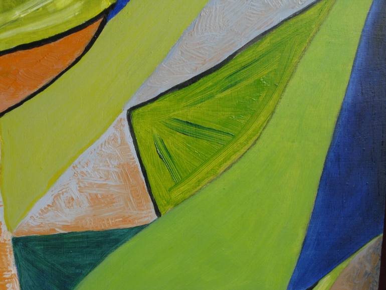 Original Abstract People Painting by Martin Davis