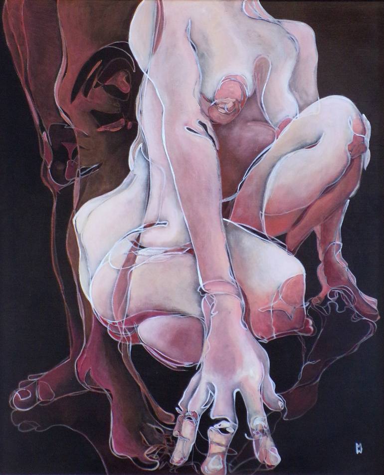 Print of Figurative Nude Paintings by Maureen Okeefe
