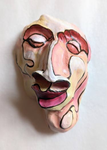 Original Abstract Portrait Sculpture by Maureen OKeefe
