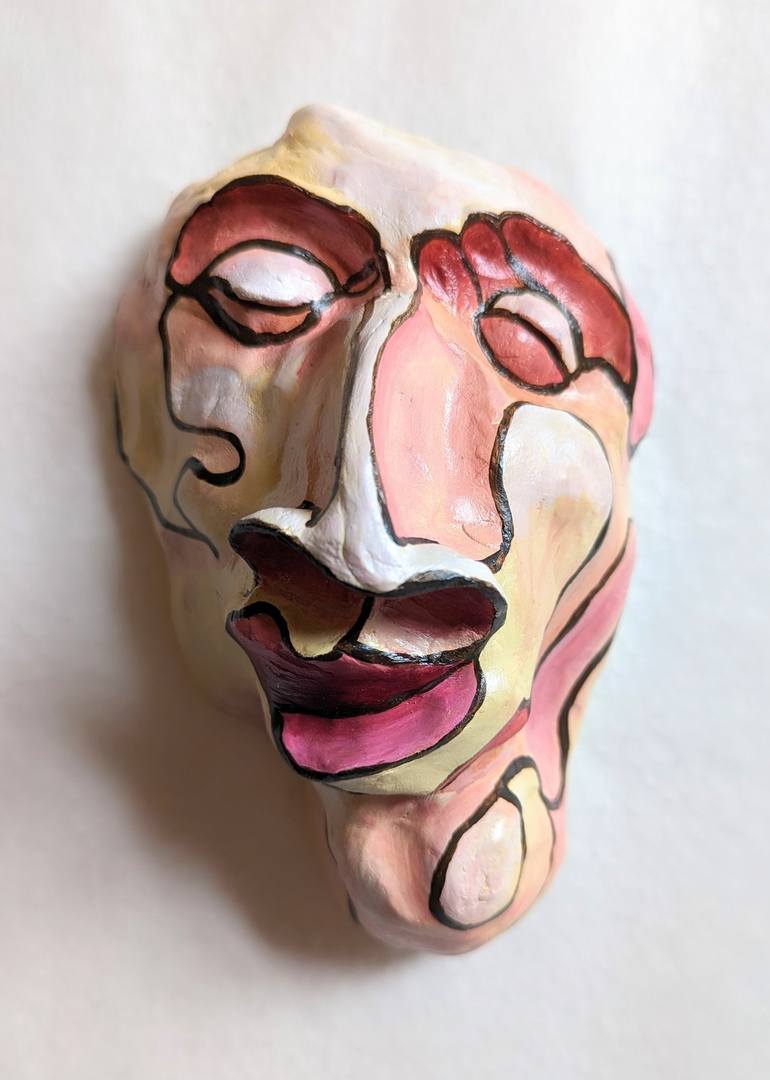 Original 3d Sculpture Portrait Sculpture by Maureen OKeefe
