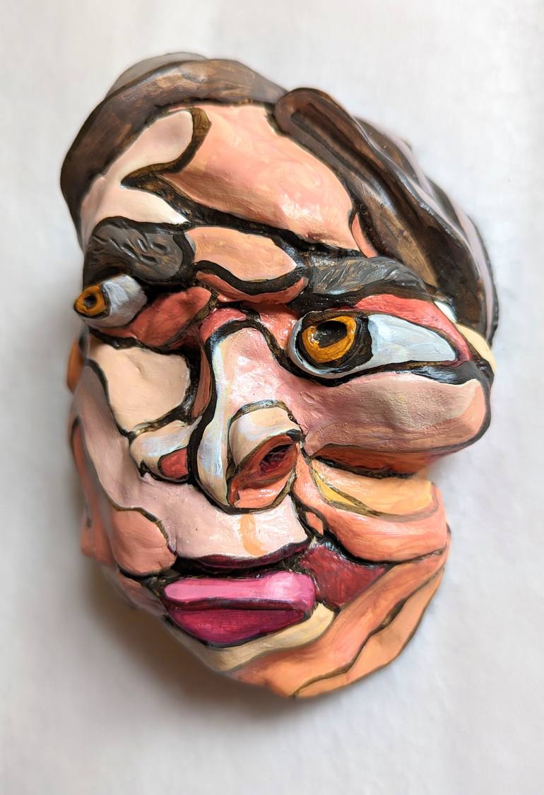 Original Abstract People Sculpture by Maureen Okeefe