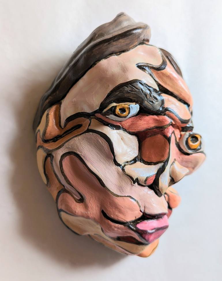 Original Abstract People Sculpture by Maureen Okeefe