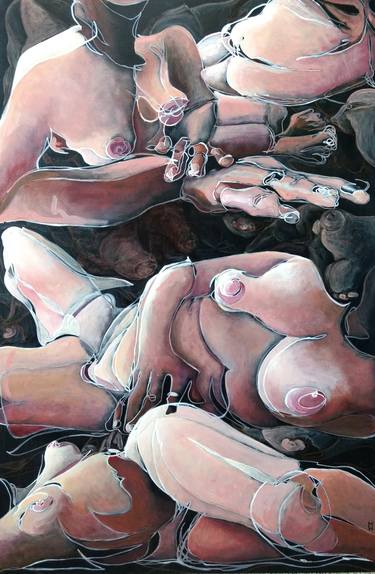 Print of Figurative Nude Paintings by Maureen OKeefe