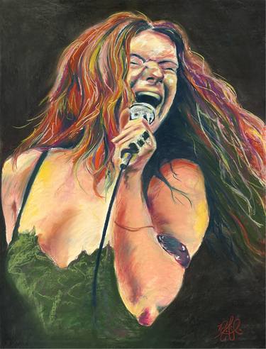 Print of Fine Art Celebrity Drawings by Neleigh Olson
