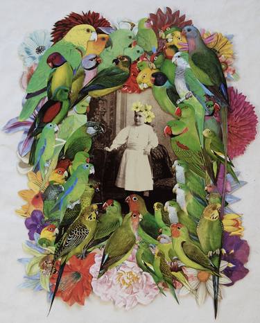 Original Surrealism People Collage by Katie McCann