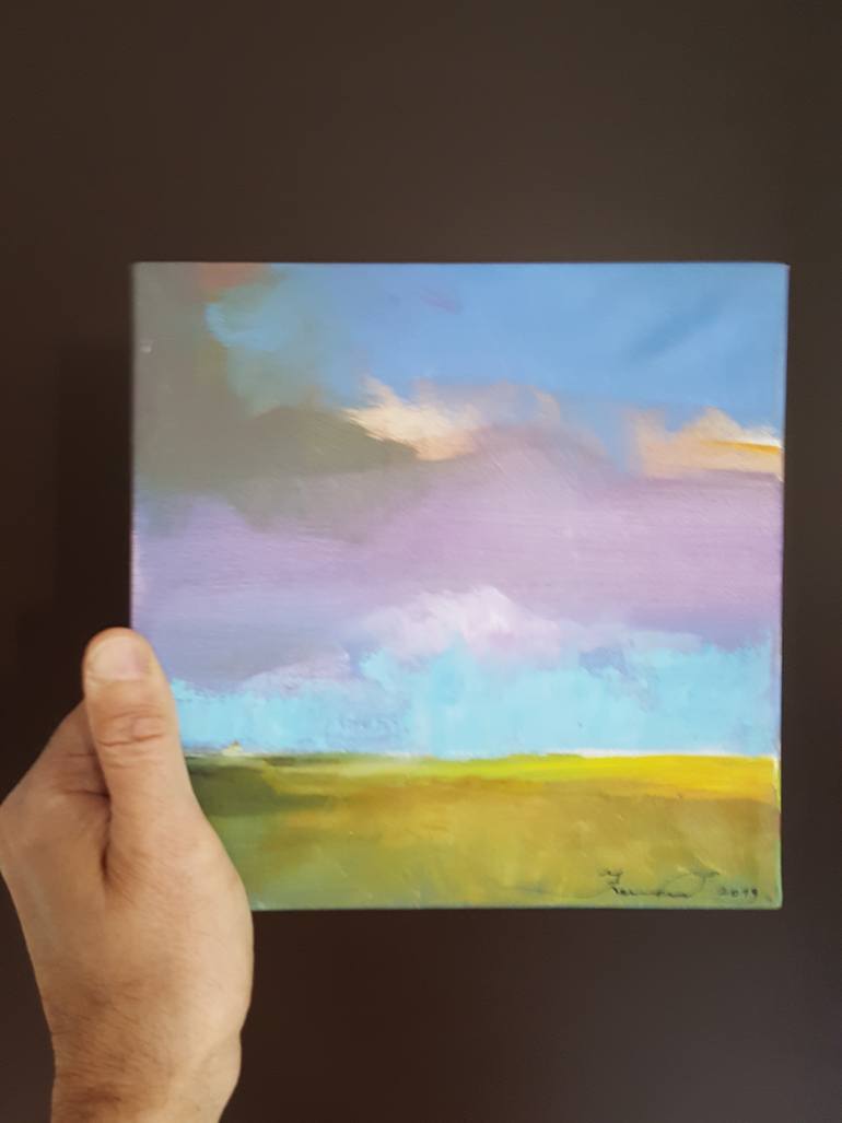 Original Figurative Landscape Painting by Francesco Pellerano