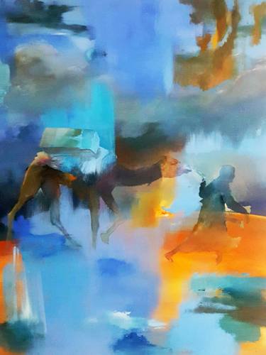 Original Abstract Expressionism Abstract Paintings by Francesco Pellerano