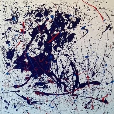 Original Abstract Expressionism Abstract Paintings by Luigi Rubino