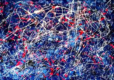 Original Abstract Expressionism Abstract Paintings by Luigi Rubino