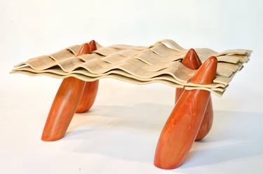 Saatchi Art Artist Warren Pardi; Sculpture, “Wave coffee table (wave/particle duality)” #art
